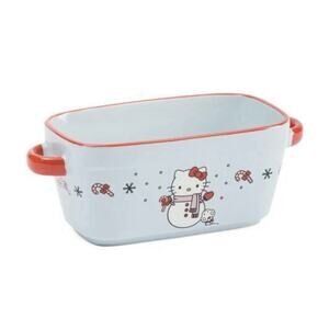 Oven Loaf Pan Oven and Microwave safe Hello Kitty Snowman